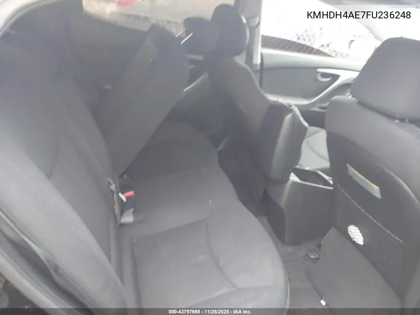 KMHDH4AE7FU236248 2015 Hyundai Elantra Se