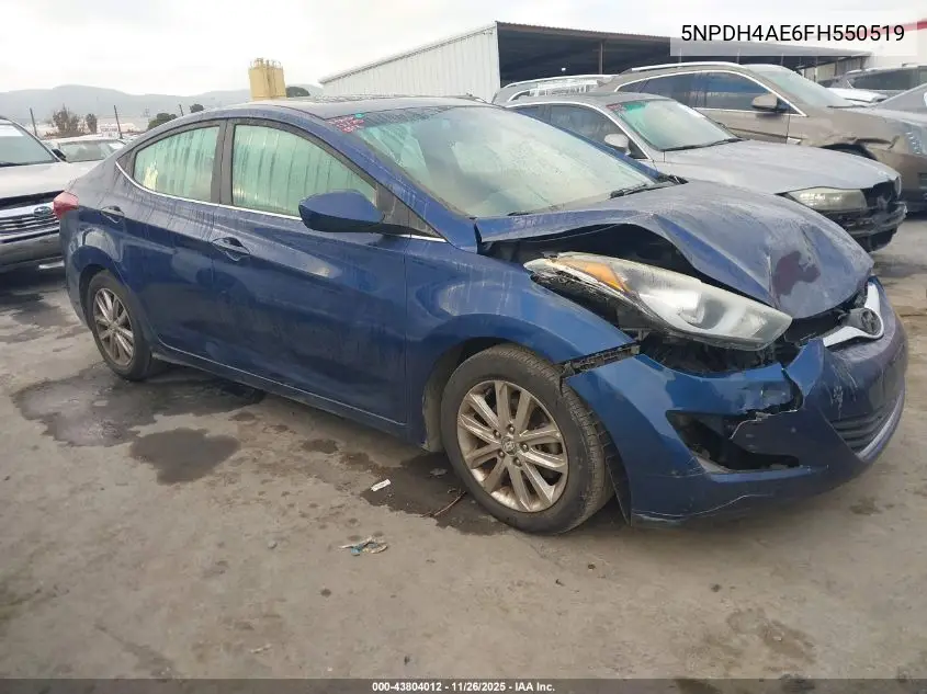 5NPDH4AE6FH550519 2015 Hyundai Elantra Se