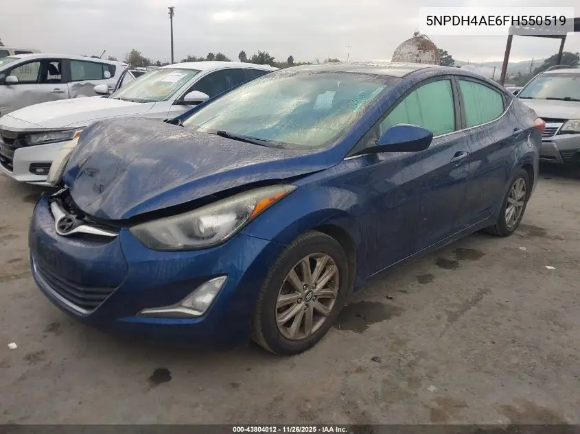 5NPDH4AE6FH550519 2015 Hyundai Elantra Se