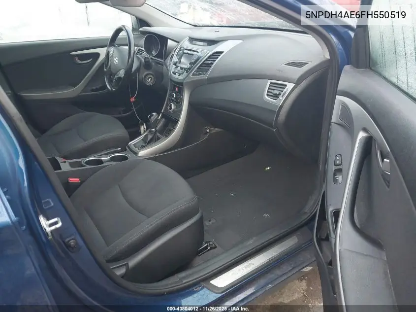 5NPDH4AE6FH550519 2015 Hyundai Elantra Se