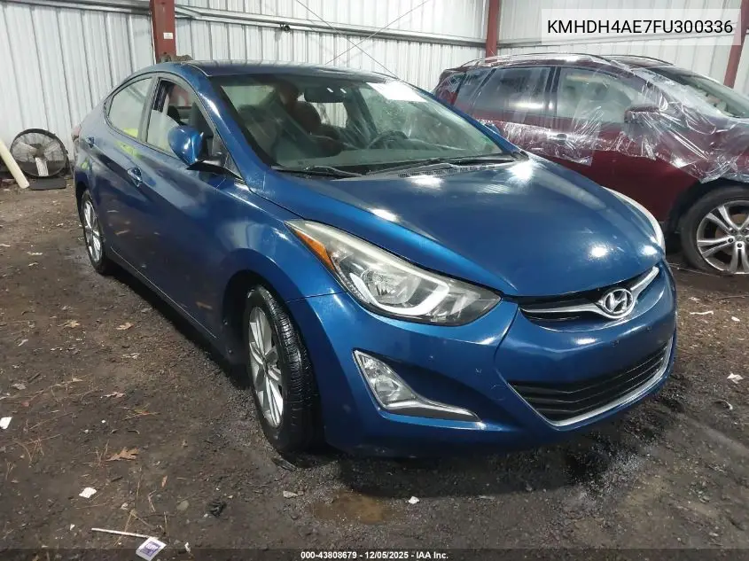 KMHDH4AE7FU300336 2015 Hyundai Elantra Se