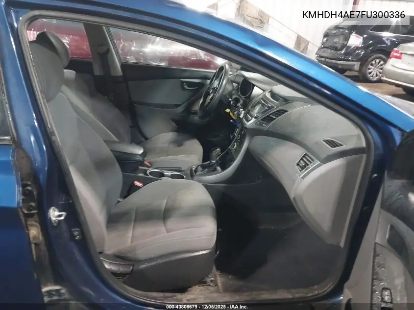 KMHDH4AE7FU300336 2015 Hyundai Elantra Se