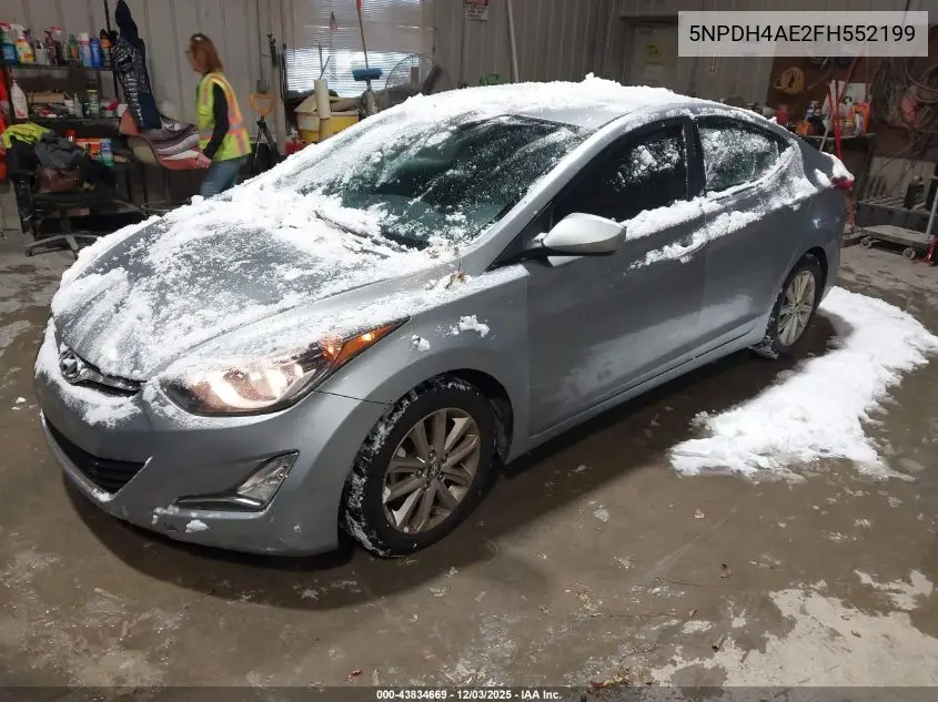 5NPDH4AE2FH552199 2015 Hyundai Elantra Se