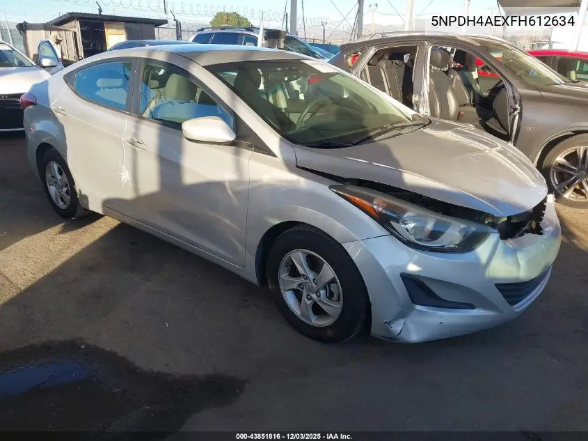 5NPDH4AEXFH612634 2015 Hyundai Elantra Se