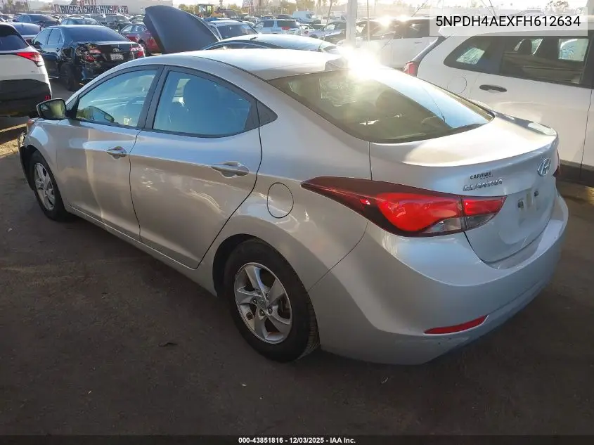5NPDH4AEXFH612634 2015 Hyundai Elantra Se