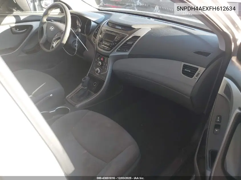 5NPDH4AEXFH612634 2015 Hyundai Elantra Se