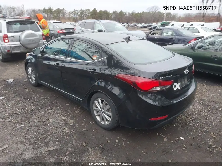 5NPDH4AE6FH558717 2015 Hyundai Elantra Se