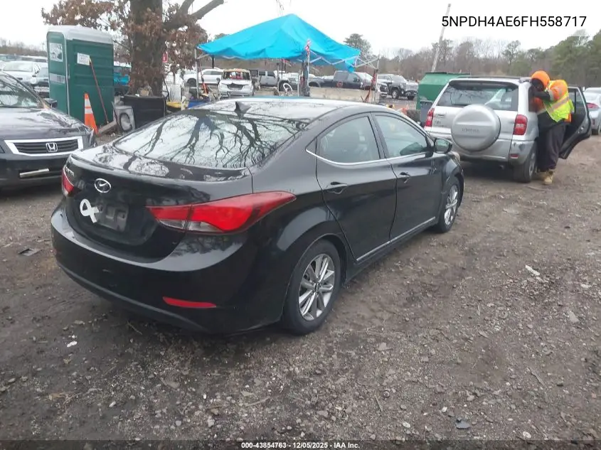 5NPDH4AE6FH558717 2015 Hyundai Elantra Se
