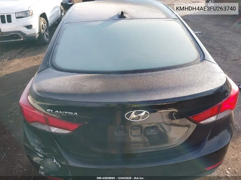KMHDH4AE3FU263740 2015 Hyundai Elantra Se