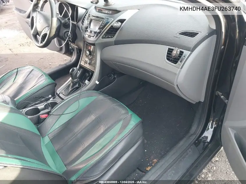 KMHDH4AE3FU263740 2015 Hyundai Elantra Se