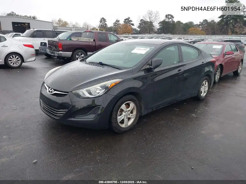 5NPDH4AE6FH601954 2015 Hyundai Elantra Se