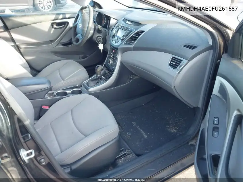 KMHDH4AE0FU261587 2015 Hyundai Elantra Se