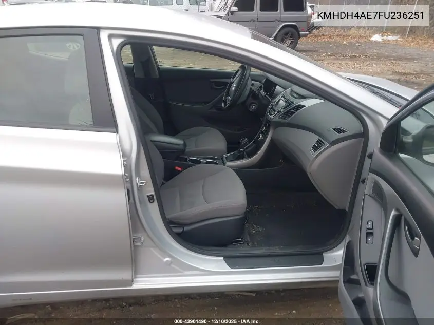 KMHDH4AE7FU236251 2015 Hyundai Elantra Se