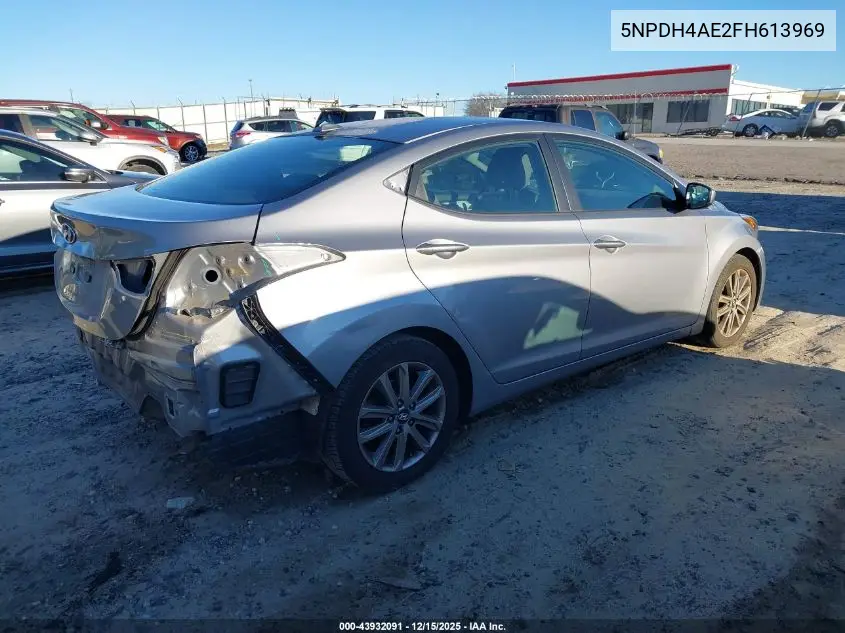 5NPDH4AE2FH613969 2015 Hyundai Elantra Se
