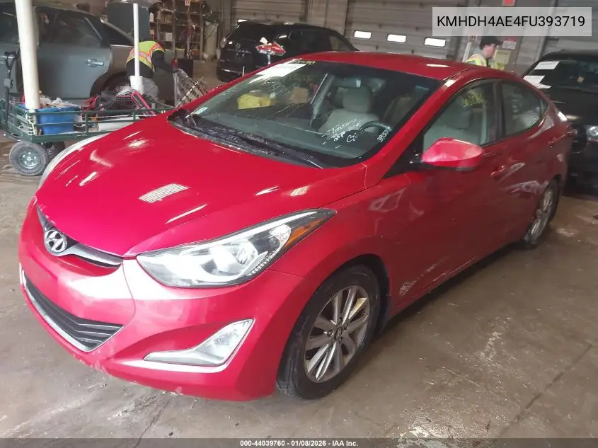 KMHDH4AE4FU393719 2015 Hyundai Elantra Se