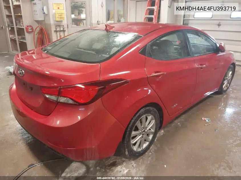 KMHDH4AE4FU393719 2015 Hyundai Elantra Se