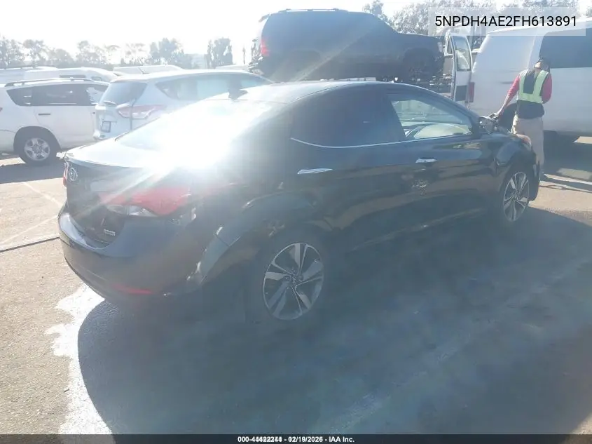 5NPDH4AE2FH613891 2015 Hyundai Elantra Limited