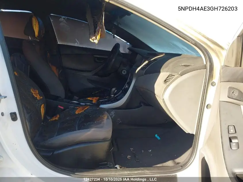 5NPDH4AE3GH726203 2016 Hyundai Elantra L+