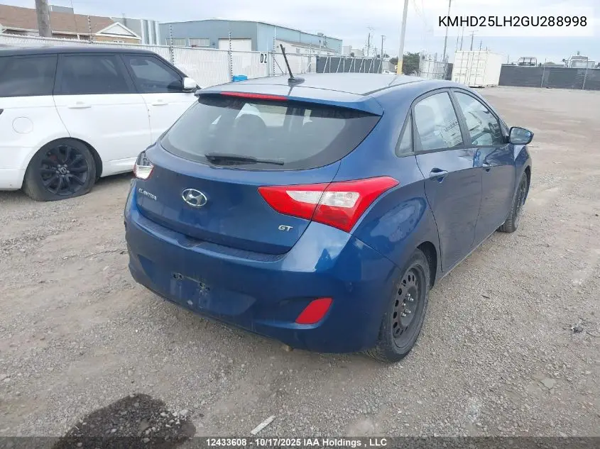 KMHD25LH2GU288998 2016 Hyundai Elantra Gt