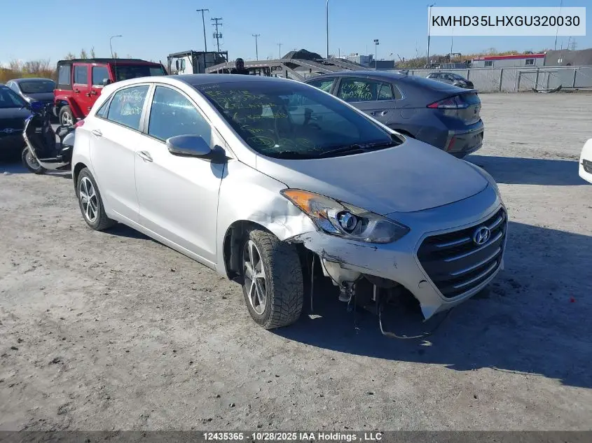 KMHD35LHXGU320030 2016 Hyundai Elantra
