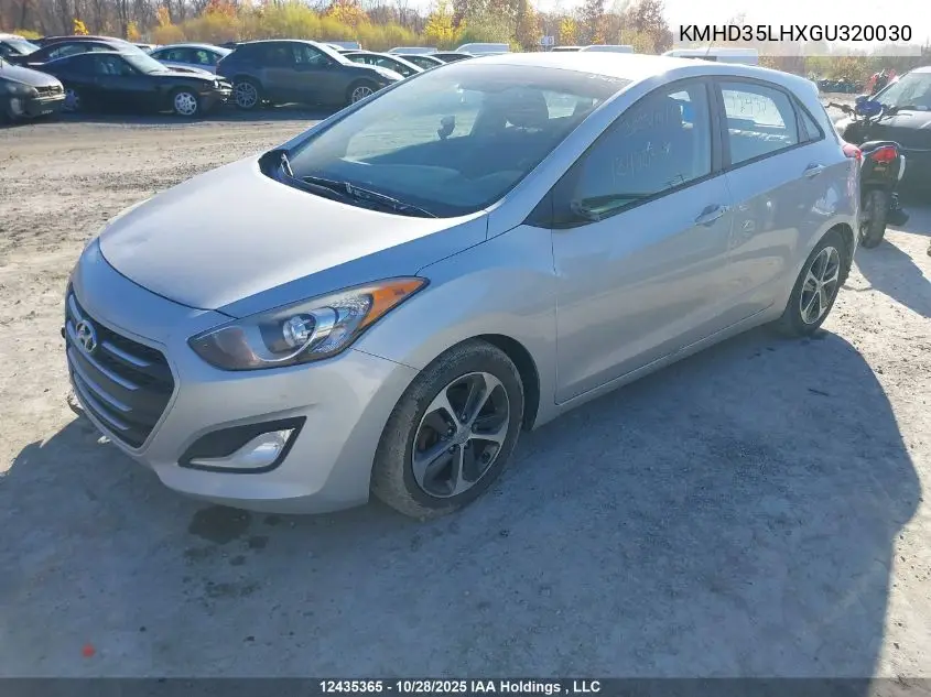 KMHD35LHXGU320030 2016 Hyundai Elantra