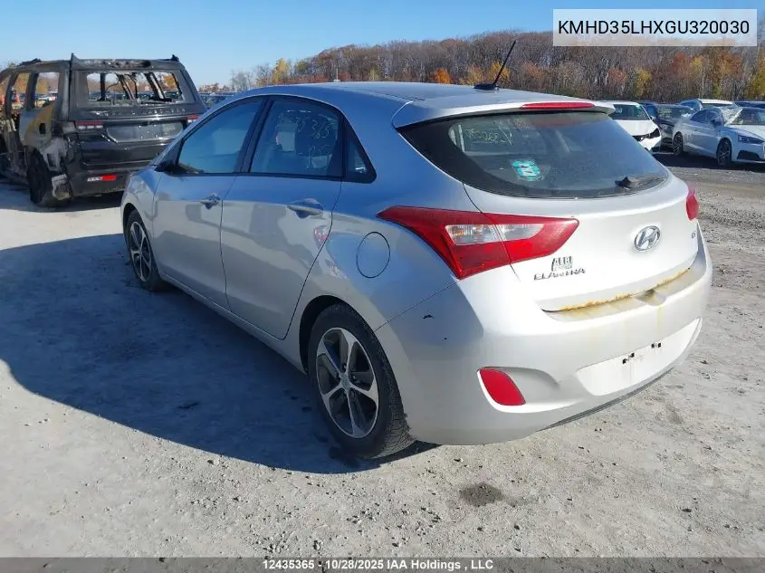 KMHD35LHXGU320030 2016 Hyundai Elantra