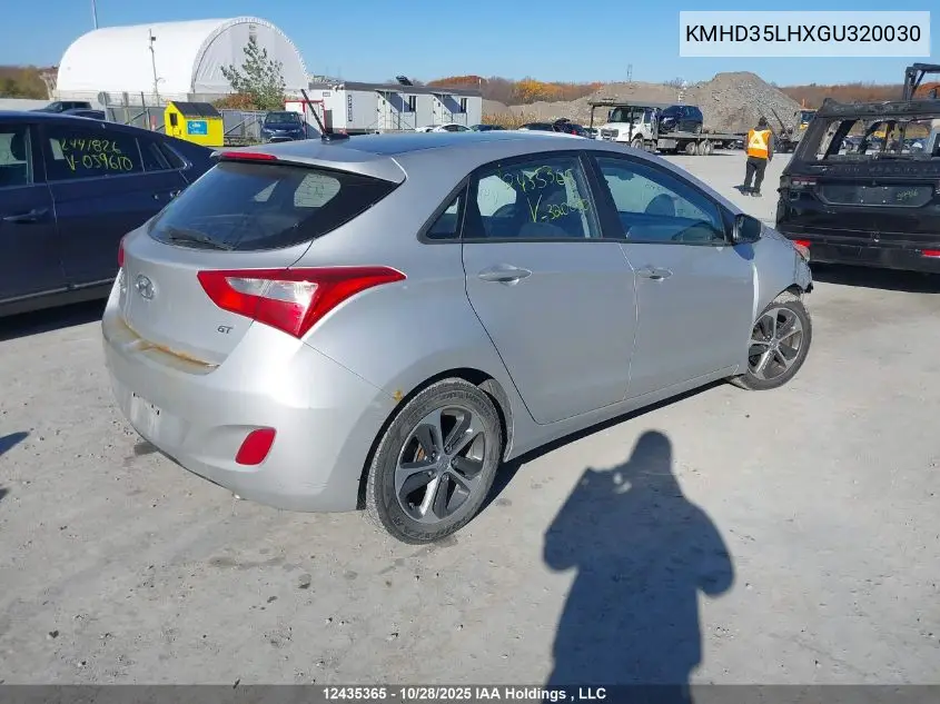 KMHD35LHXGU320030 2016 Hyundai Elantra
