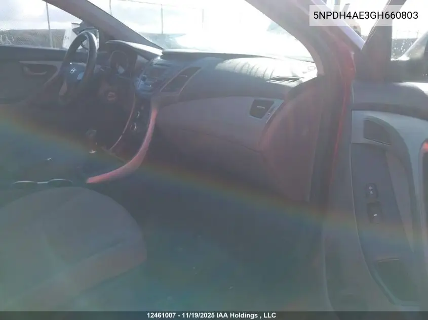 5NPDH4AE3GH660803 2016 Hyundai Elantra L