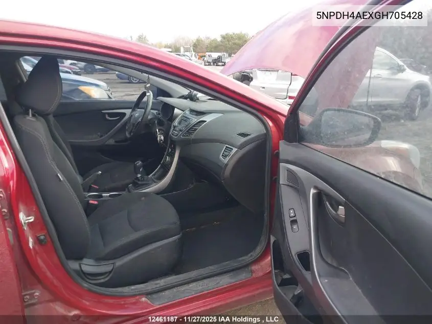 5NPDH4AEXGH705428 2016 Hyundai Elantra