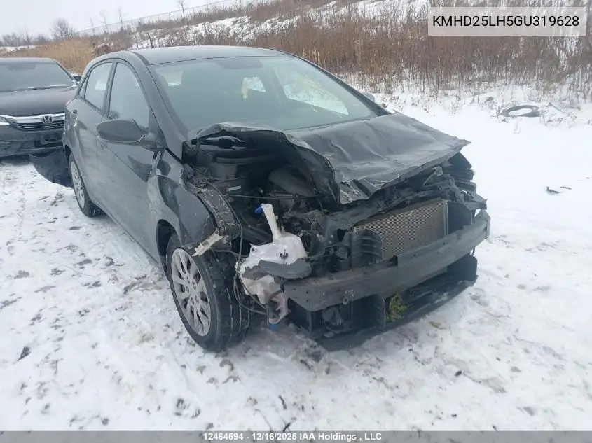 KMHD25LH5GU319628 2016 Hyundai Elantra Gt Gl