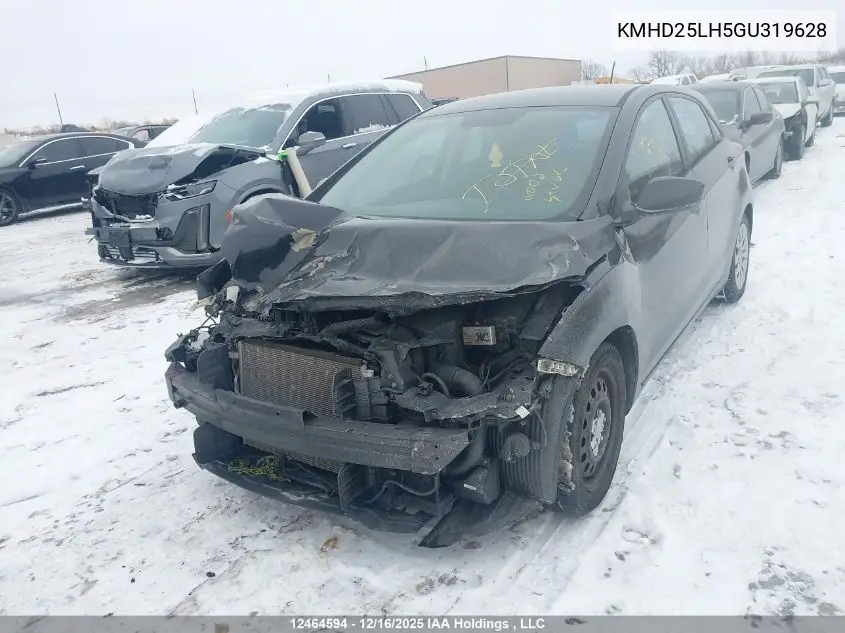 KMHD25LH5GU319628 2016 Hyundai Elantra Gt Gl