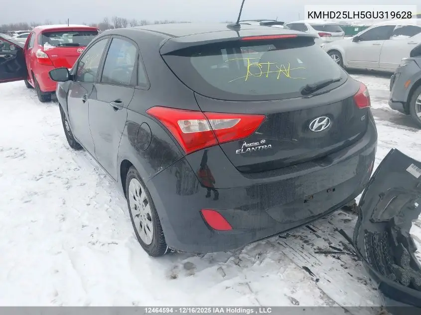 KMHD25LH5GU319628 2016 Hyundai Elantra Gt Gl