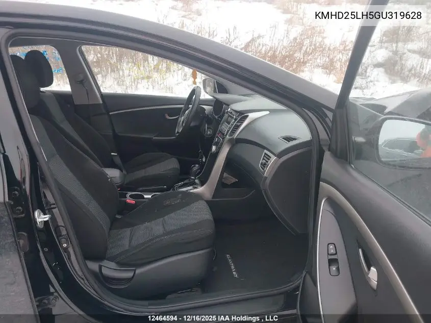 KMHD25LH5GU319628 2016 Hyundai Elantra Gt Gl