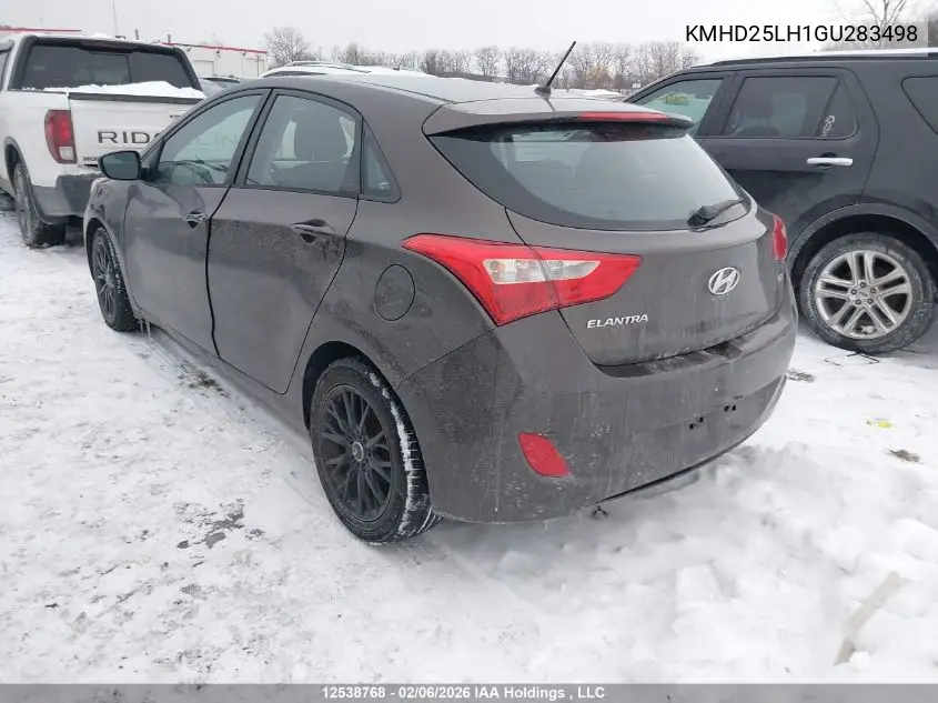 KMHD25LH1GU283498 2016 Hyundai Elantra Gt