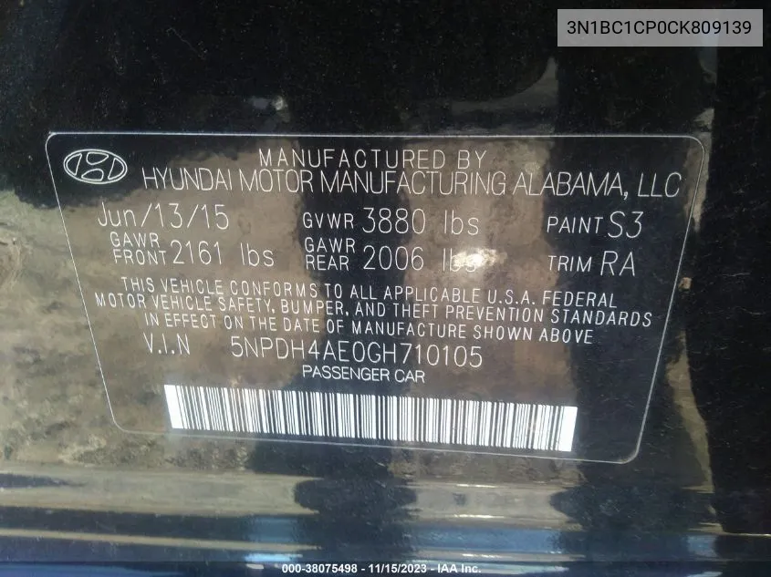 3N1BC1CP0CK809139 2009 Toyota Yaris