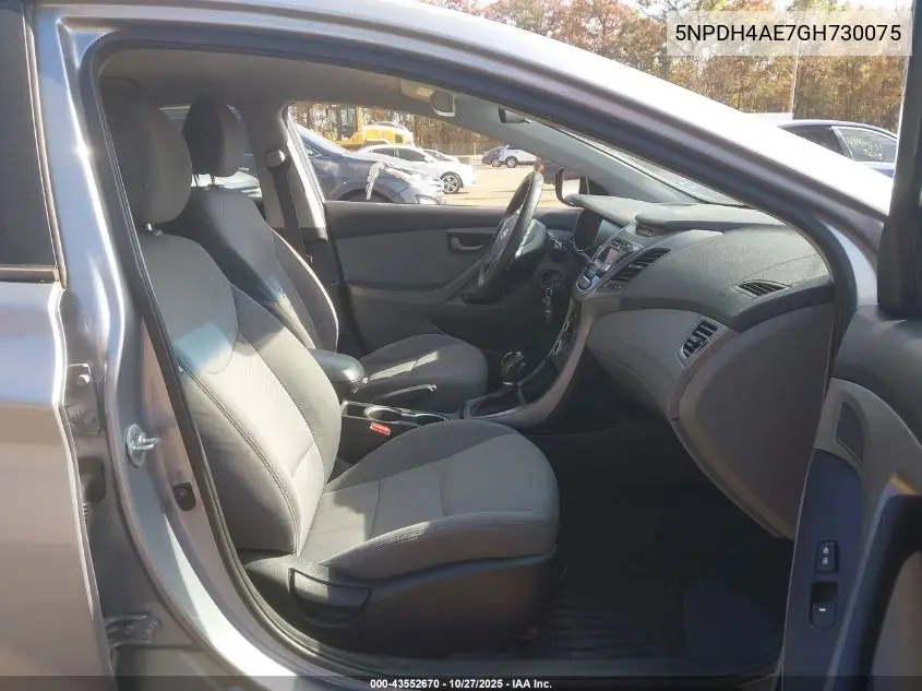 5NPDH4AE7GH730075 2016 Hyundai Elantra Se