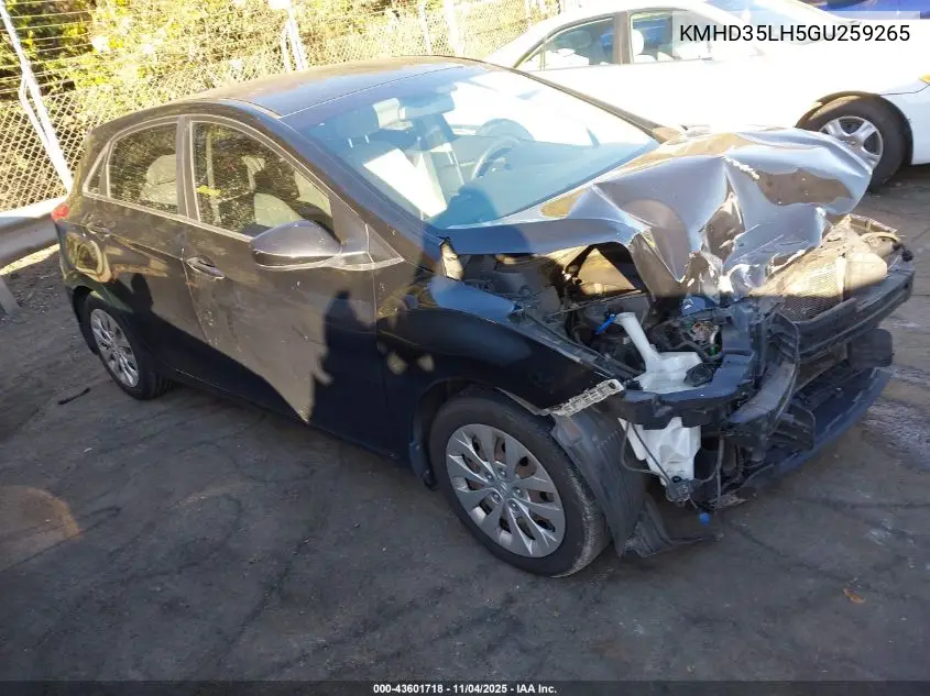 KMHD35LH5GU259265 2016 Hyundai Elantra Gt