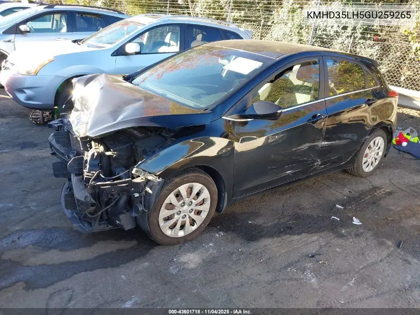 KMHD35LH5GU259265 2016 Hyundai Elantra Gt