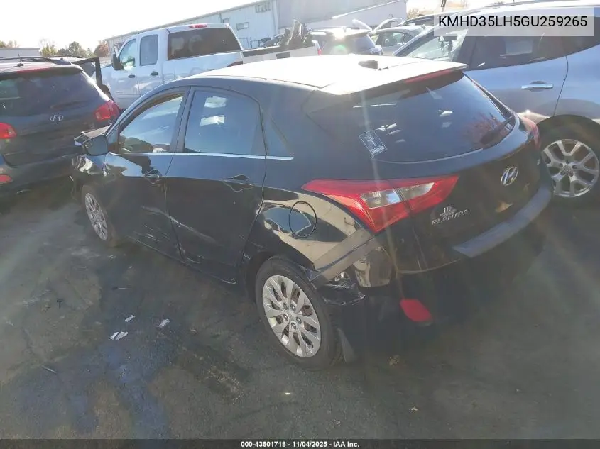 KMHD35LH5GU259265 2016 Hyundai Elantra Gt