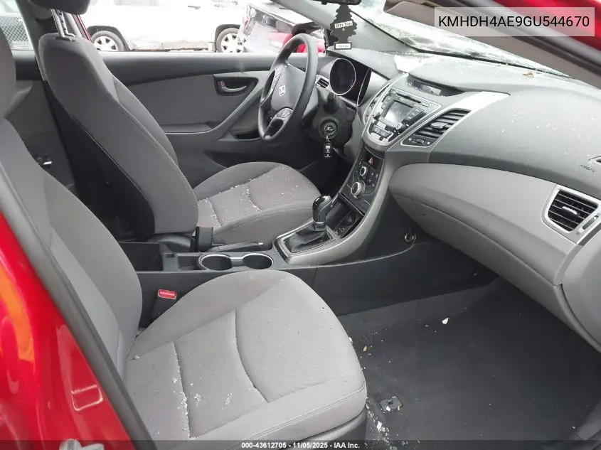 KMHDH4AE9GU544670 2016 Hyundai Elantra Se