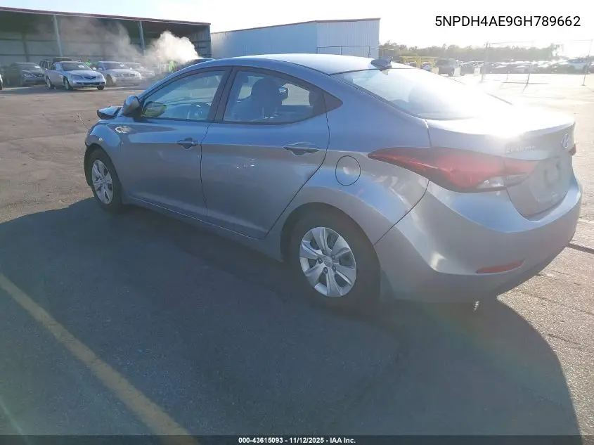 5NPDH4AE9GH789662 2016 Hyundai Elantra Se