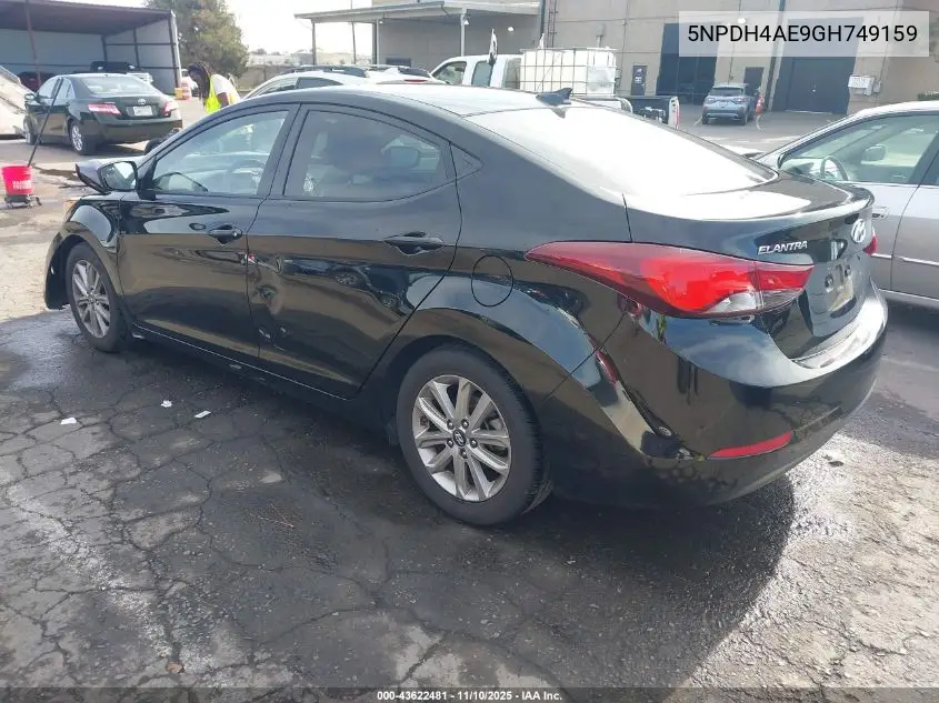5NPDH4AE9GH749159 2016 Hyundai Elantra Se