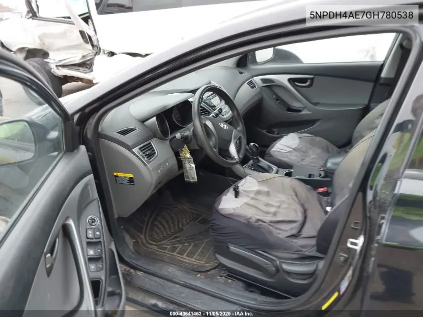 5NPDH4AE7GH780538 2016 Hyundai Elantra Se
