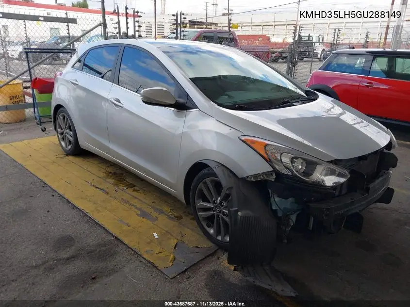 KMHD35LH5GU288149 2016 Hyundai Elantra Gt