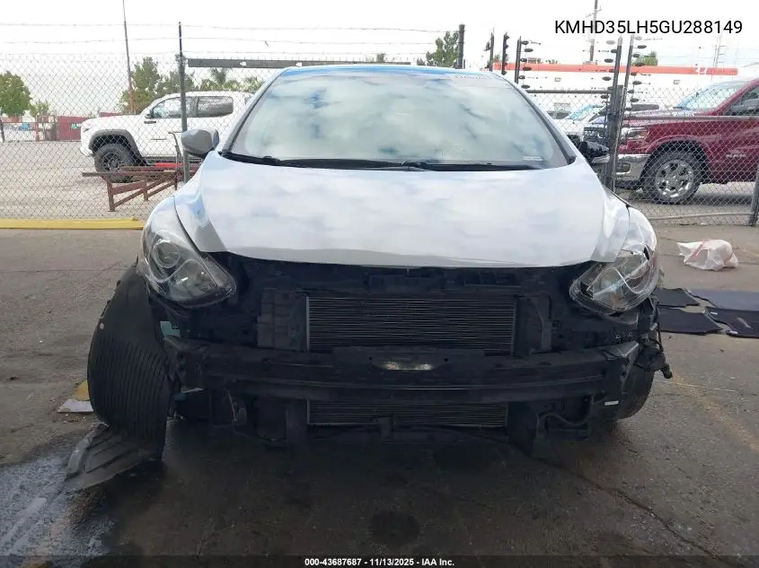 KMHD35LH5GU288149 2016 Hyundai Elantra Gt