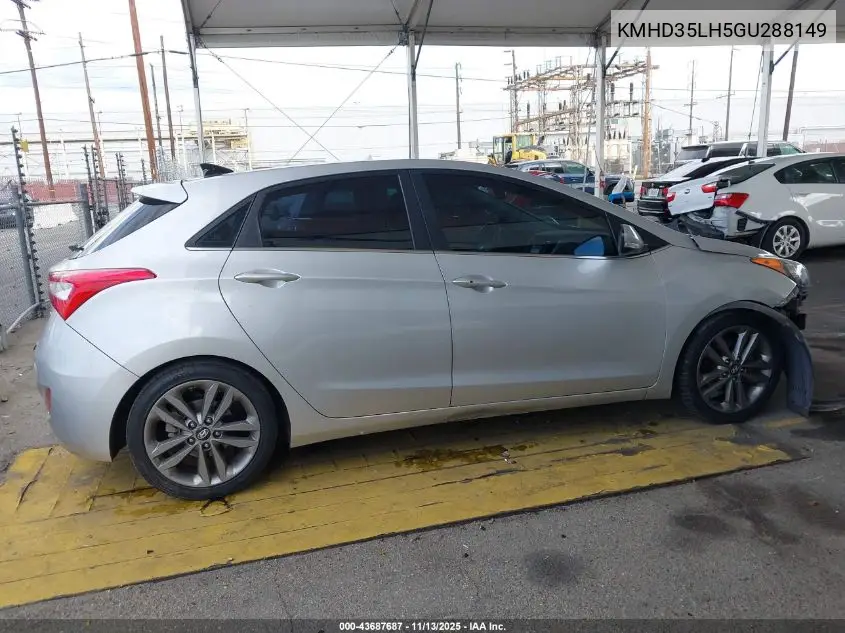 KMHD35LH5GU288149 2016 Hyundai Elantra Gt
