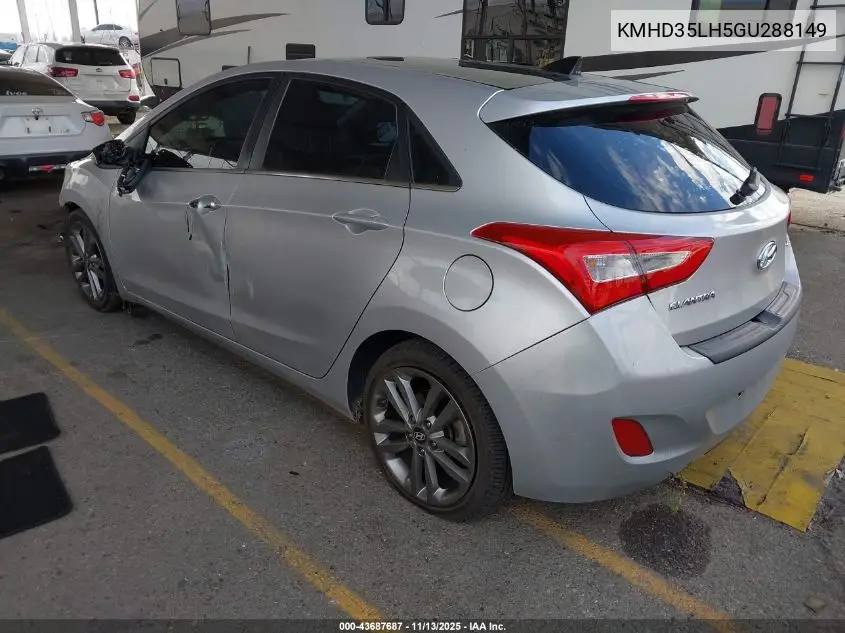 KMHD35LH5GU288149 2016 Hyundai Elantra Gt