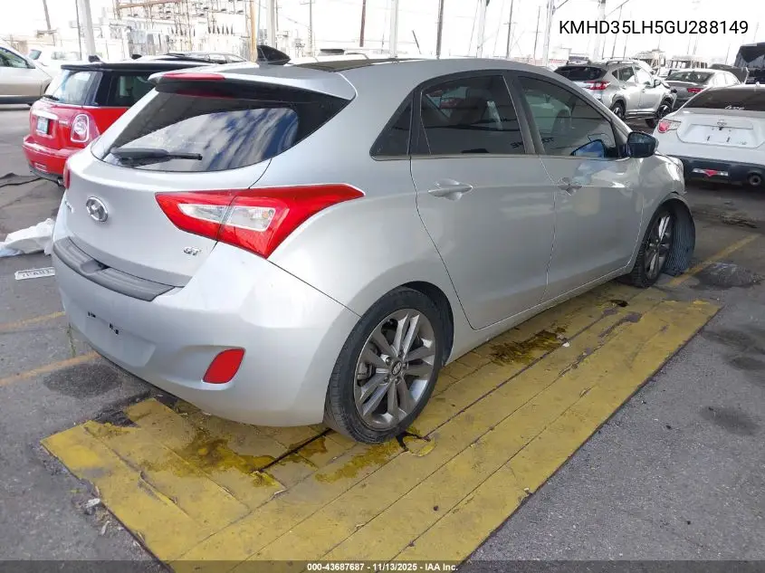 KMHD35LH5GU288149 2016 Hyundai Elantra Gt