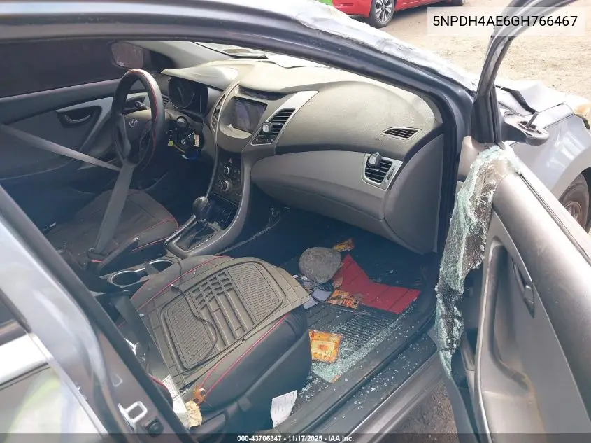 5NPDH4AE6GH766467 2016 Hyundai Elantra Se