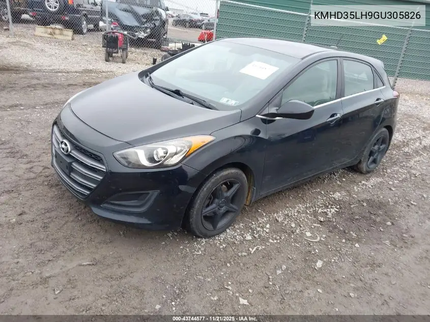 KMHD35LH9GU305826 2016 Hyundai Elantra Gt